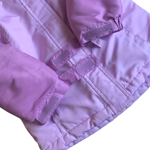 2 Jackets in 1! Winter Coat with Zipout Wearable Fleece Liner Purple 4T - Picture 13 of 13